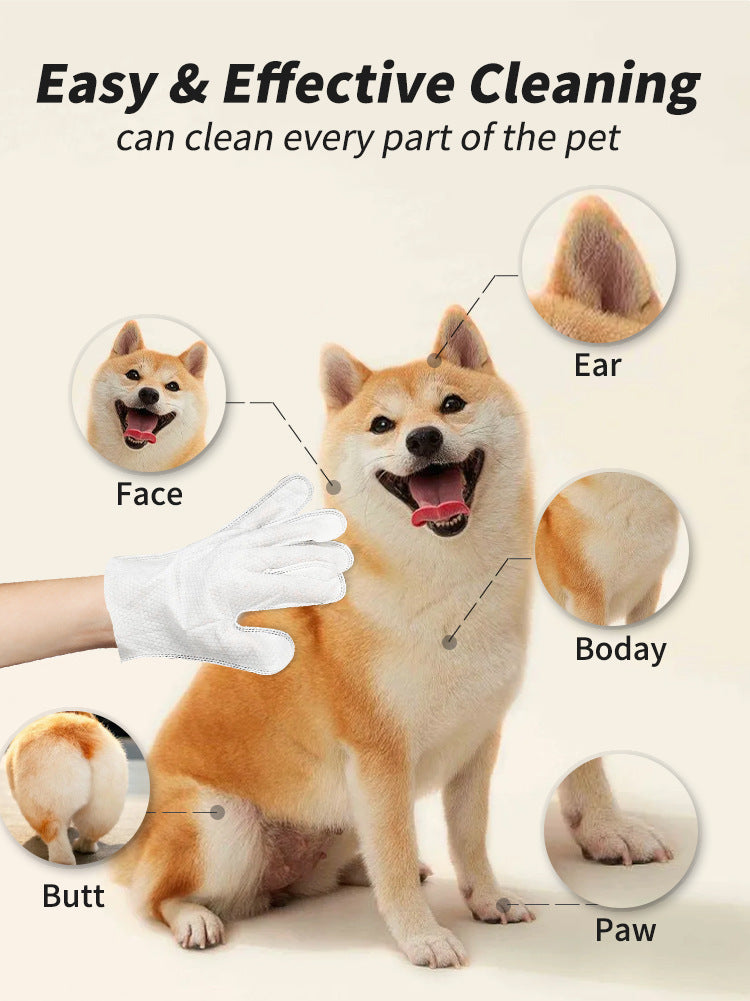 Pet unwashed gloves